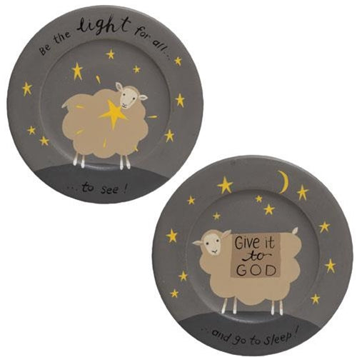 Be The Light Sheep Plate 2 Asstd.