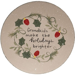 Grandma Claus Plate 3 Asstd.