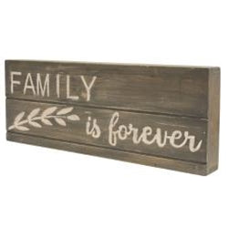 Family Is Forever Engraved Pallet Look Sign