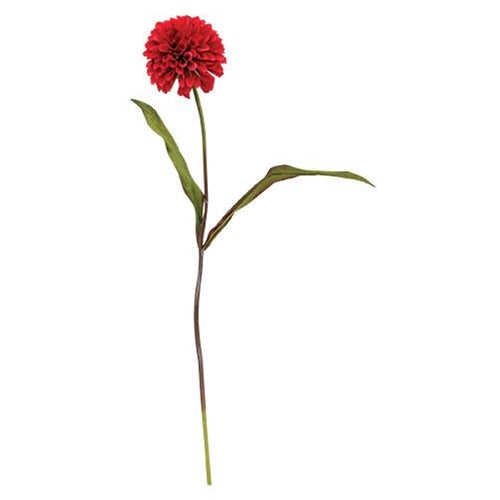 Ball Chrysanthemum Spray Red 29"