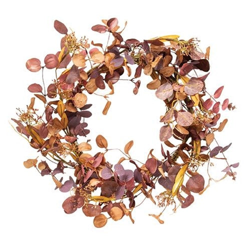 Autumn Silver Dollar Wreath