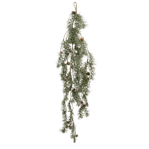 Iced Weeping Pine Garland 4ft