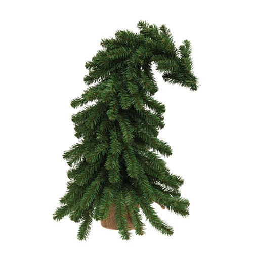 Bendable Alpine Tree w/Burlap Base 24"