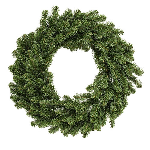 Canadian Pine Double Wreath 24"