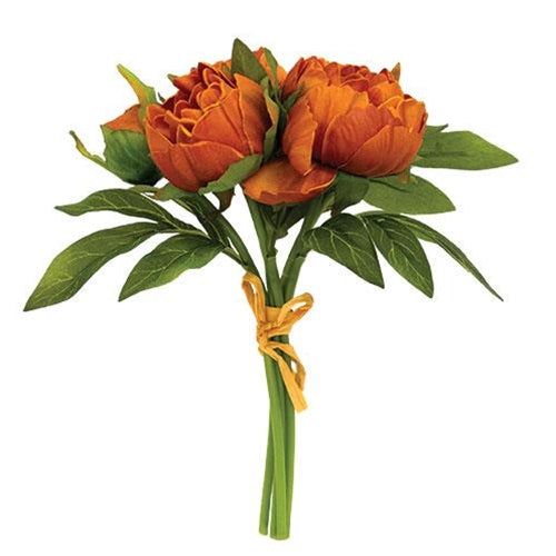 Persimmon Peonies Bundle