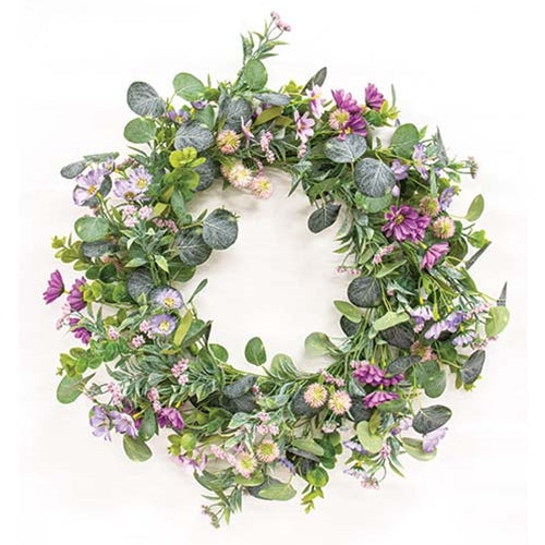 Perfect Petals & Greens Wreath - 22"