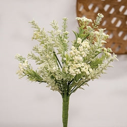 Delicate Cream Astilbe & Lace Bush - 14"