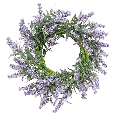 Lavender Blossoms Candle Ring - 3.5"