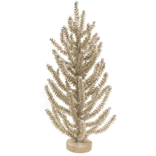 Gleaming Celebration Tinsel Tree 18"