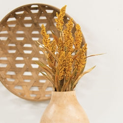 Golden Heather & Fall Grass Bush 21"