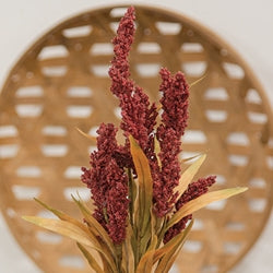 Ruby Heather & Fall Grass Bush 21"