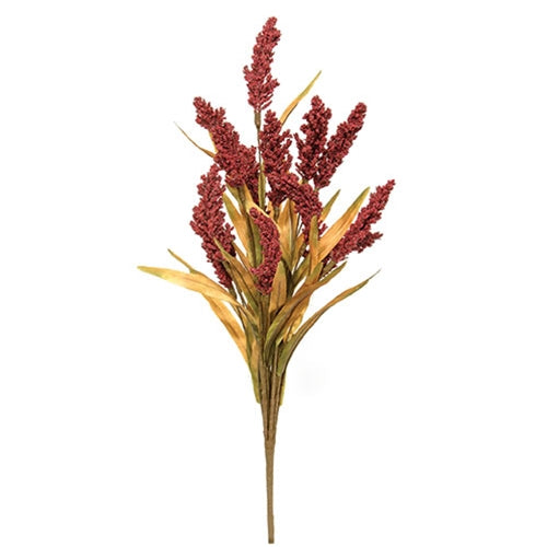 Ruby Heather & Fall Grass Bush 21"