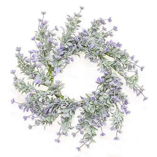 Dusk Lavender Buds Candle Ring 6.5"