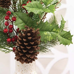 Merry Berry Pine & Holly Spray 31"