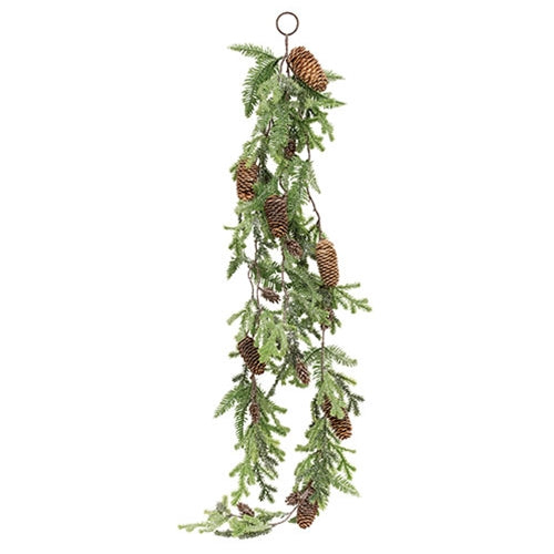 Glittering Millwood Pine Hanging Garland 4ft.