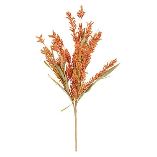 Fall Grass & Heather Bush 24" Bittersweet