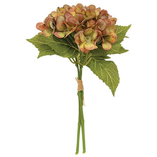 Dusty Mauve Hydrangea Bouquet 11.5"