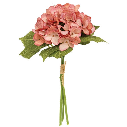 Rose Pink Hydrangea Bouquet 11.5"