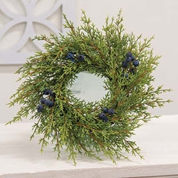 Blue Berry & Cedar Wreath 12"