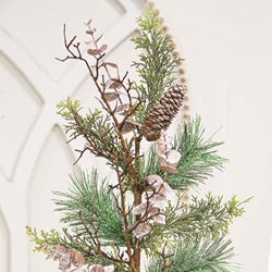 Icy Woodland Pine & Eucalyptus Spray 28"