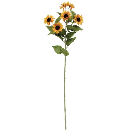 Golden Mini Sunflower Spray 30"