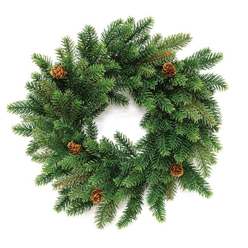 Norfolk Island Pine Candle Ring 6"