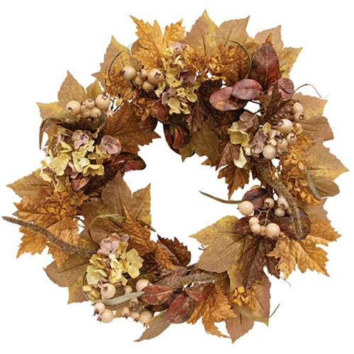 Garden Harvest Wreath 22"