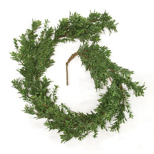 Heritage Boxwood Garland 5ft