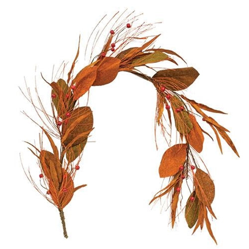 Fall Magnolia Pine & Podka Garland