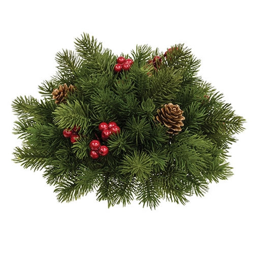 Balsam Fir & Pepperberry Half Sphere 10"