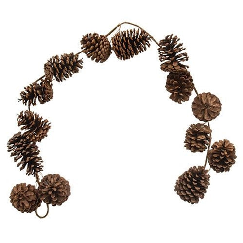 Natural Pine Cone Garland