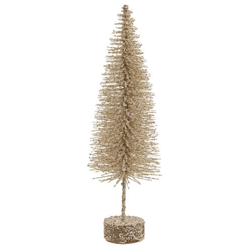 Winter's Eve Bottle Brush Tree 15"