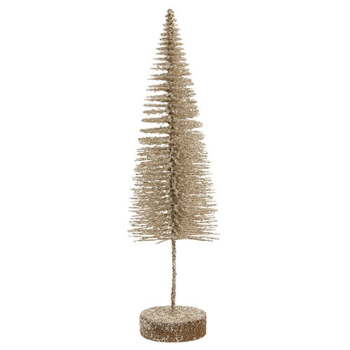 Winter's Eve Bottle Brush Tree 13"