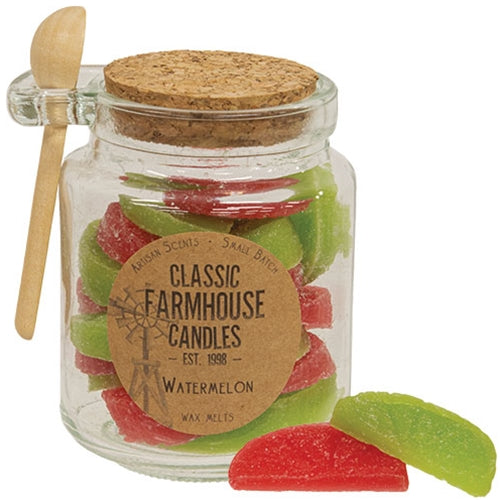 Watermelon Soy Gumdrop Melts Jar w/Spoon