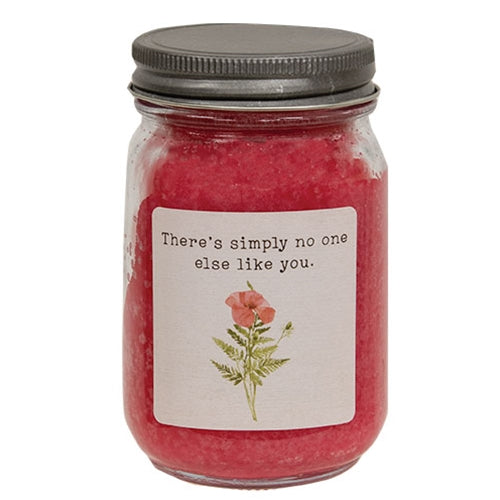 No One Else Like You Strawberry Lemonade Pint Jar Candle