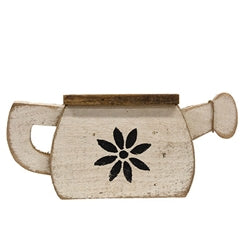 Rustic Wood Watering Can Planter 2 Asstd.