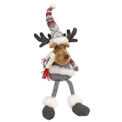 Stuffed Holiday Moose Shelf Sitter 2 Asstd.