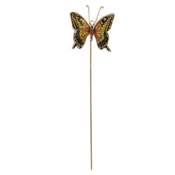 Metal Butterfly Plant Stake - 6 Asstd.