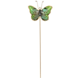 Metal Butterfly Plant Stake - 6 Asstd.