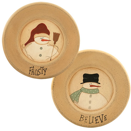 Frosty/Believe Plate 6" 2 Asst.