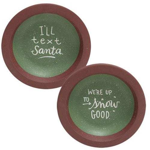 I'll Text Santa Dish Cup 2 Asstd.