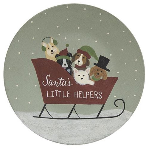 Santa's Little Helpers Plate