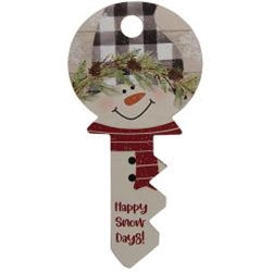 Snow Blessed Snowman Key Sign 3 Asstd.