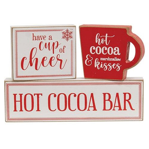 3/Set Hot Cocoa Bar Blocks