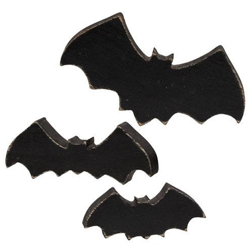 3/Set Wooden Bat Chunky Sitters