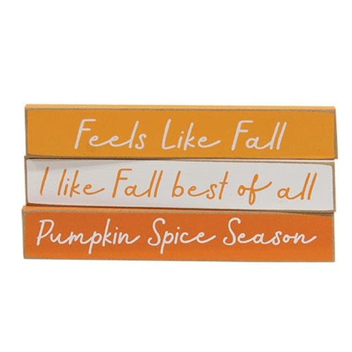 I Like Fall Mini Stick 3 Asstd.