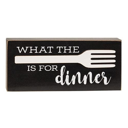 What the Fork is For Dinner Box  Sign