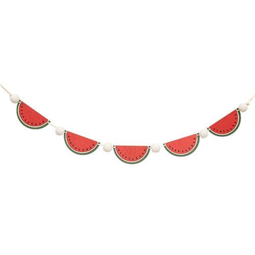 Beaded Watermelon Mini Garland