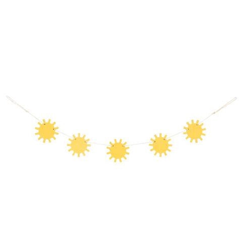 Wooden Sunshine Mini Garland