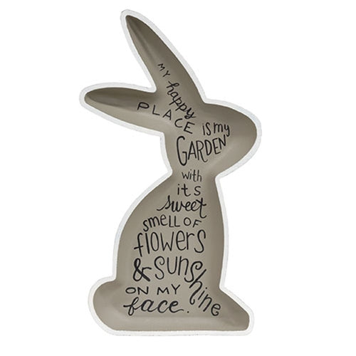 Bunny Words Wooden Tray